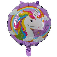 Load image into Gallery viewer, Unicorn Round Foil Balloon