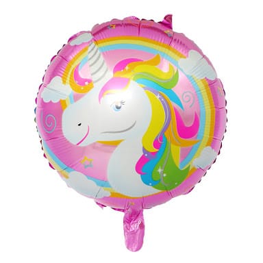 Unicorn Round Foil Balloon