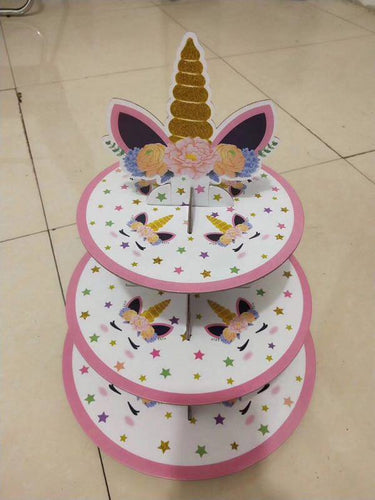 Board Cupcake stand Unicorn