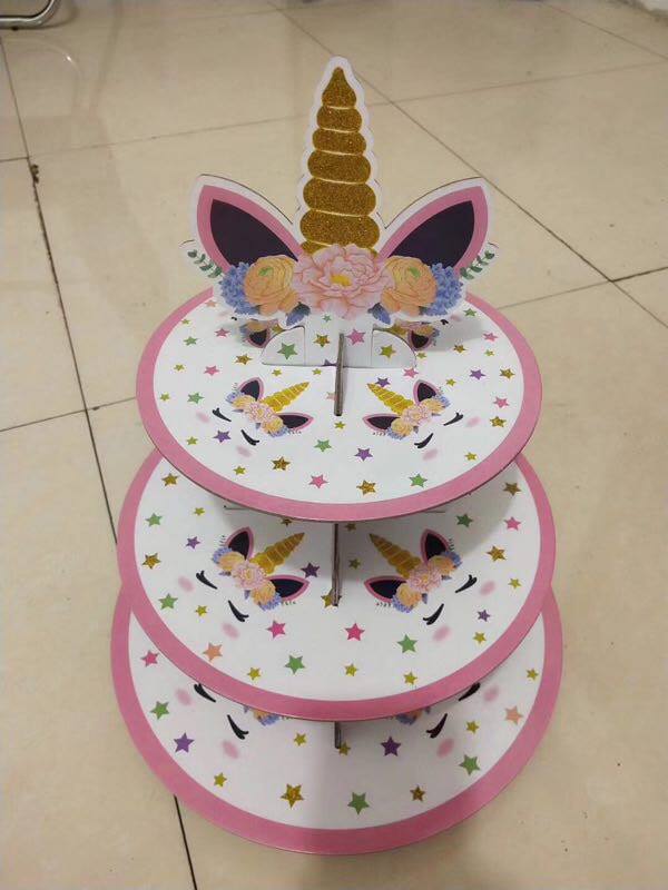 Board Cupcake stand Unicorn