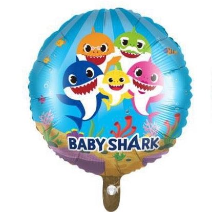 Baby Shark Round foil balloon