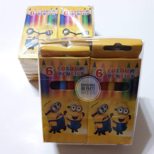 Colour pencil minions