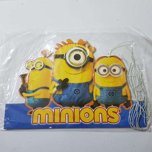 Shaped party hat minions