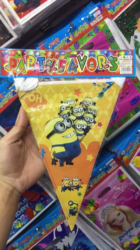 Banderitas minions