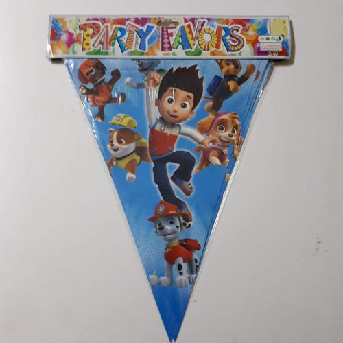 Banderitas paw patrol